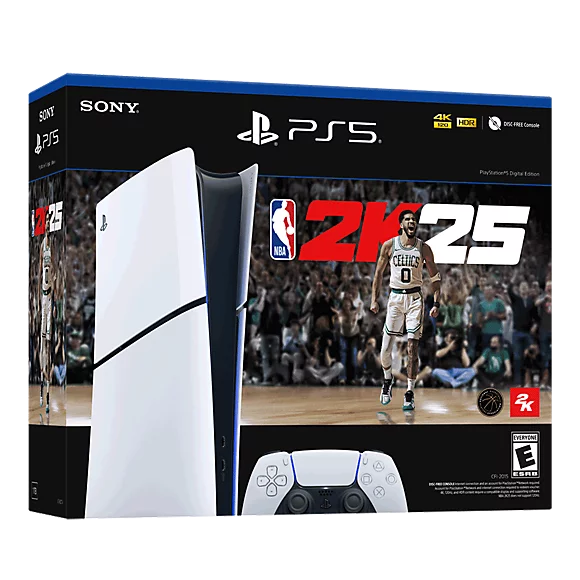 PlayStation®5 Digital Edition Console NBA 2K25 Bundle (model group - slim)