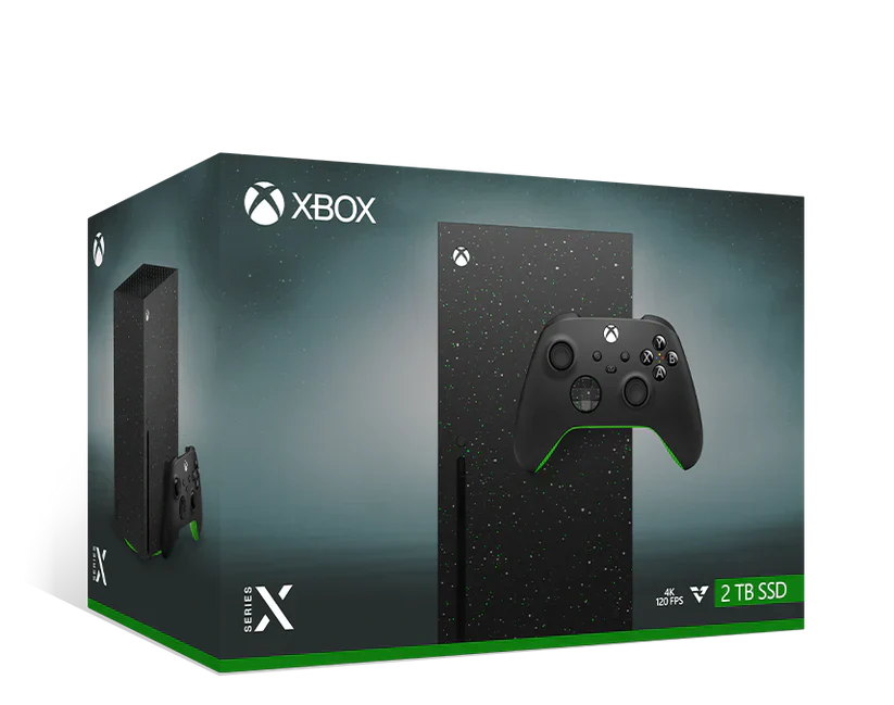 XBOX SERIES X 2TB Disc Drive Galaxy Black